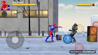Spider hero fight ganster rope battle city marvel spiderman ps4 game screenshot 1