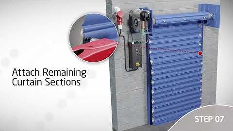How To Install An Industrial Roller Shutter Door With GFA Outboard Motor