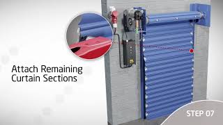 How To Install An Industrial Roller Shutter Door With Gfa Outboard Motor