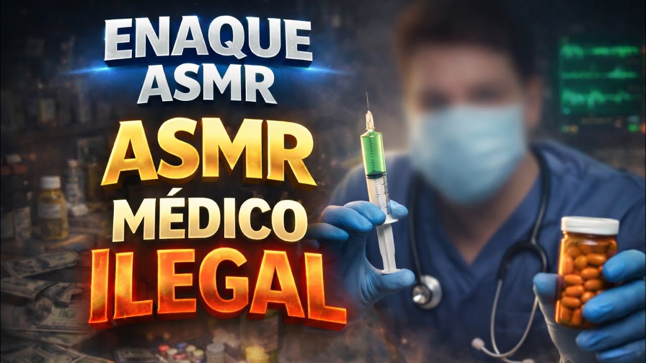 ASMR ROLEPLAY - MÉDICO ILEGAL (SUSSURROS, SONS DE BOCA) Enaque ASMR