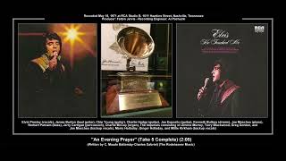 *(1971) RCA ''An Evening Prayer'' (Take 5 Complete) Elvis Presley