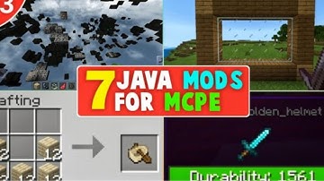 7 NEW JAVA EDITION ADDON FOR MINECRAFT PE/BE 1.17+ | How To Convert Mcpe To Java 1.17 | UG Adventure