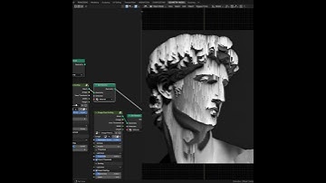 Blender Geometry Nodes Image Pixel Sorting #blender #geometrynodes #shorts