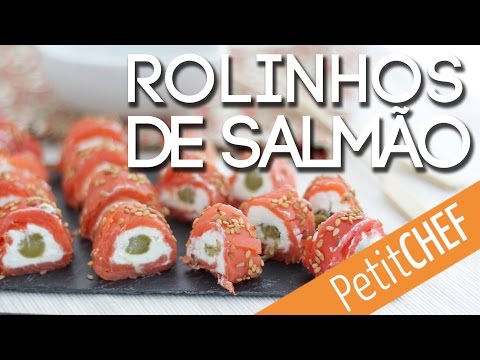 Vídeo: Aperitivo De Queijo E Salmão