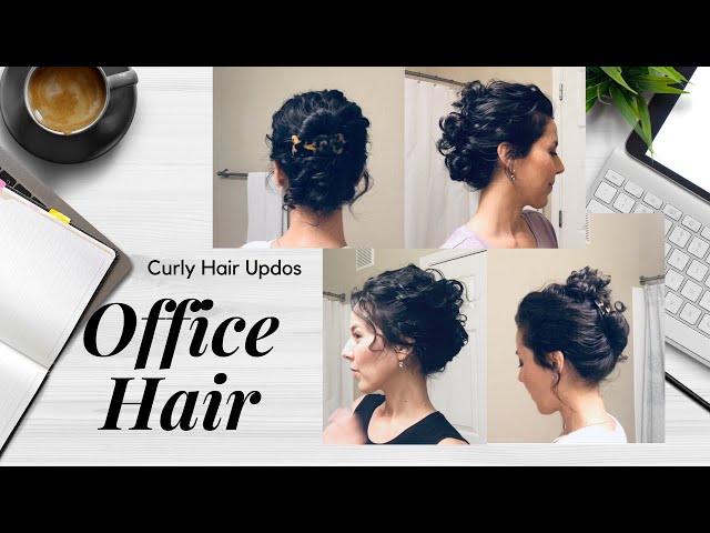 2 min updo for curly hair - Hair Romance