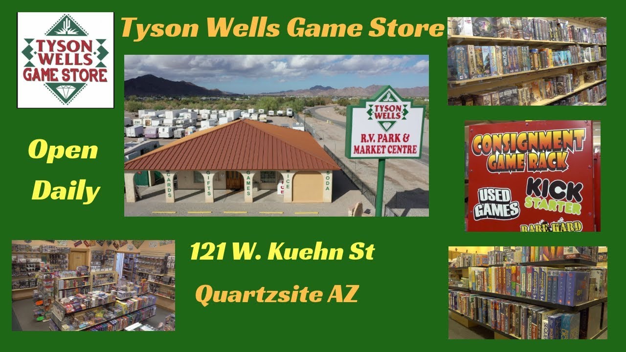 Tyson Wells Game Store...Open Daily.Quartzsite AZ YouTube