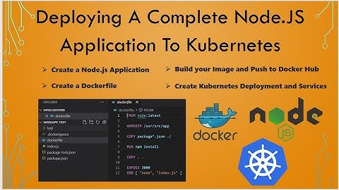 Deploying Node.js Application In Kubernetes | Kubernetes Tutorial For Beginner