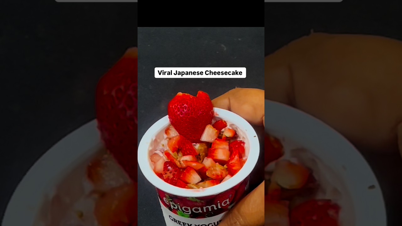 Valentines Dessert | Easy Viral Japanese Cheesecake | 