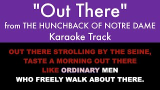 Out There From The Hunchback Of Notre Dame - Karaoke Track With Lyrics On Screen