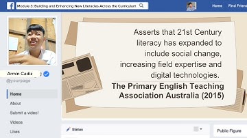 MODULE 3: NEW LITERACIES, FUNCTIONAL LITERACY AND MULTILITERACY#1stReporter #benlac