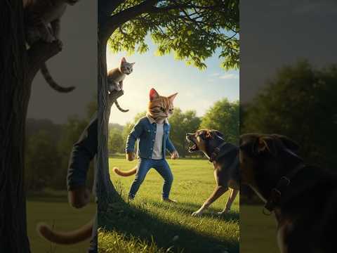 القط مياو وحصانه برق ضد الكلب من سينتصر 