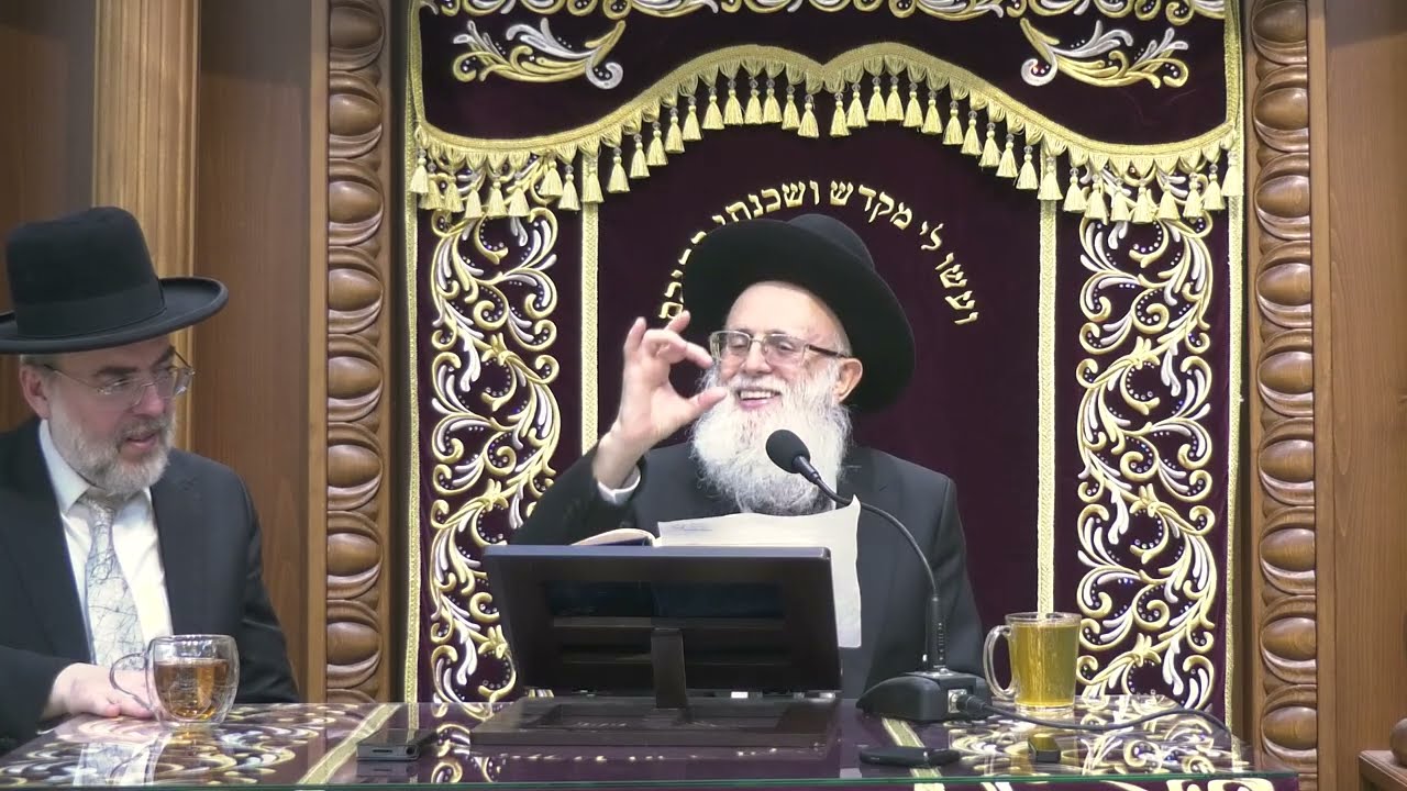 סדרת שיעורים בהלכות טהרת המשפחה מפי הגאון הרב משה פנירי שליט