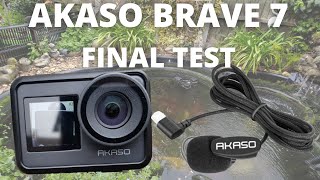 Akaso Brave 7 External Mic Test screenshot 3
