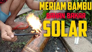 Ngabuburit Paling Seru Main Meriam Bambu | Bahan Bakar Solar