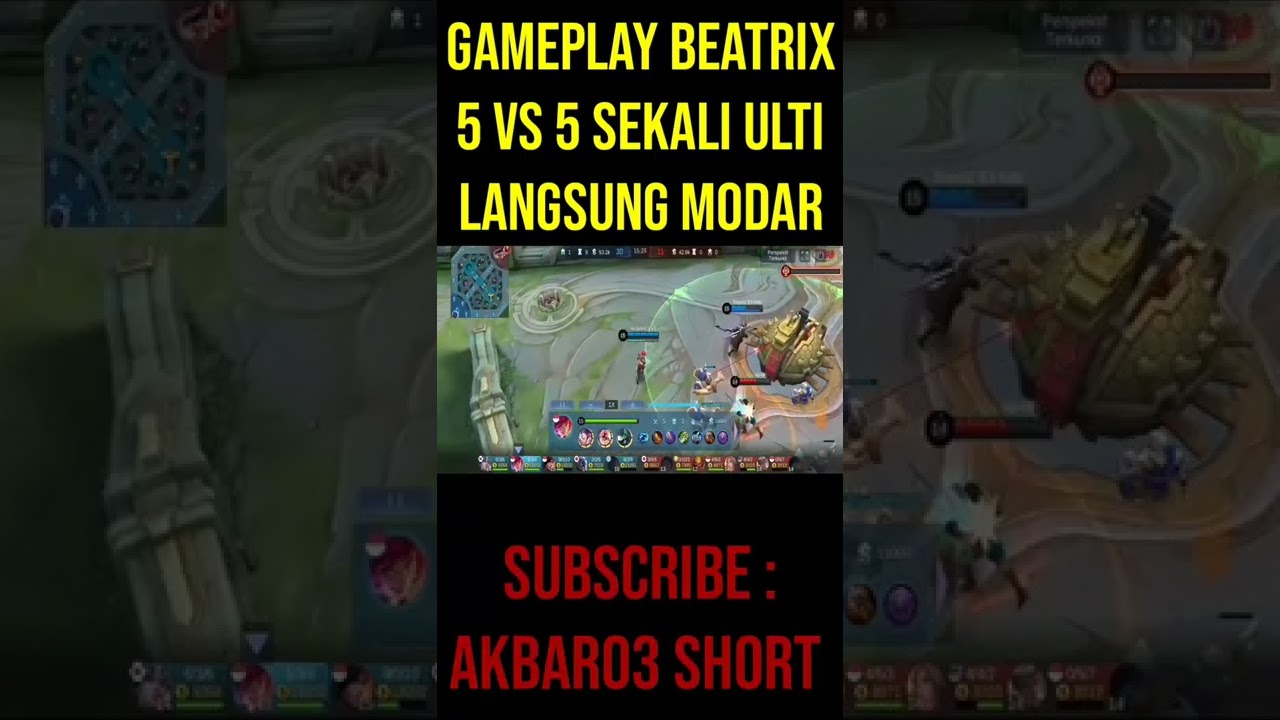 GAMEPLAY BEATRIX 5 VS 5 SEKALI ULTI LANGSUNG MOKAD 