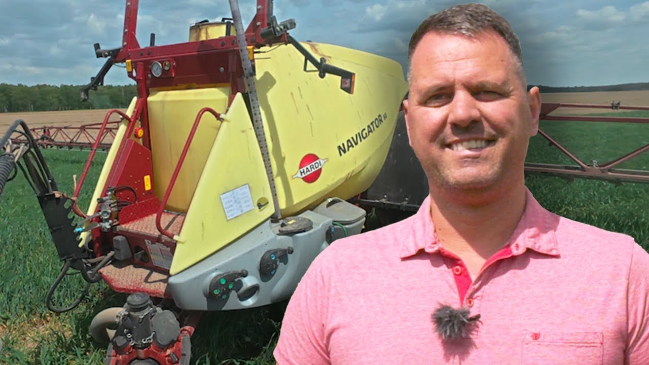 Trzeci opryskiwacz Hardi w gospodarstwie 👍 750 hektarów i nowy Navigator 5500