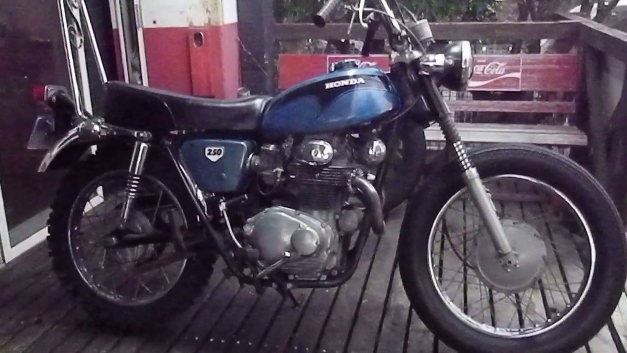 ☆HONDA CL250☆バットマン - YouTube