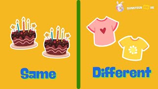 Famous Same Or Different for Kids | Learn Same and Different with Pictures and Quiz Profile