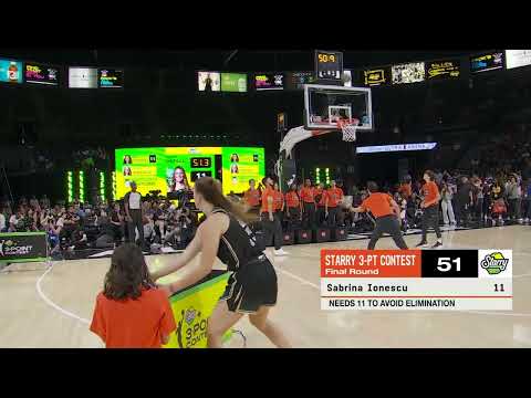 Sabrina Ionescu MAKES HISTORY With 37 PTS In Final Rnd Of Starry 3-PT Contest | July 14, 2023