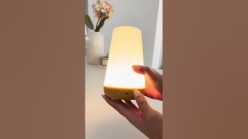 Night Light,Dimmable Touch Lamp for Bedroom,Portable Table Bedside Lamp,5 Brightness & 13 RGB Colors