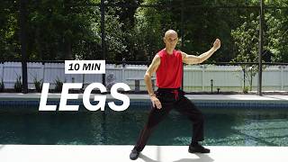 LEGS (1015) — 10M Workout for Seniors | Standing • No Weights • No Impact #legexercises