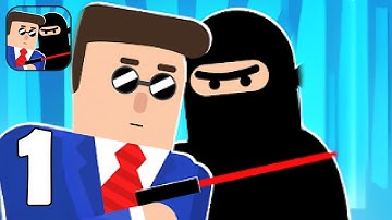 Mr Bullet - Spy Puzzles - Part 1 Chapter 1-3 - Gameplay Walkthrough(iOS, Android)