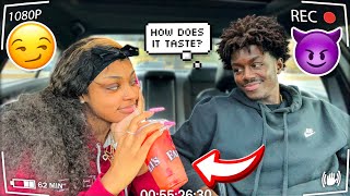 Giving My Girlfriend A “Special” Drink To See How She Would Act ??(PRANK GONE RIGHT) ?