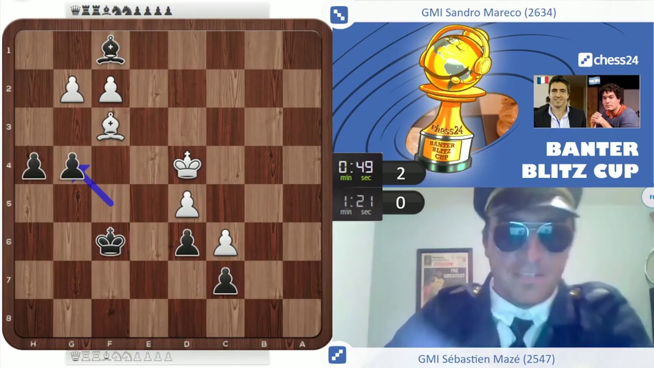 Banter Blitz: Jan Gustafsson vs. chess24 user MrTactics 