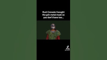 Rust Console I bought the grin metal mask so you don’t have too…#shorts #rust #rustconsole