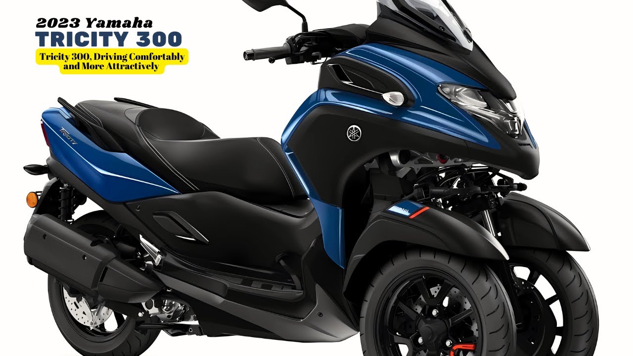 Tricity 300, Driving Comfortably and More Attractively
