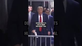 Defense rests its case in Trump hush money trial