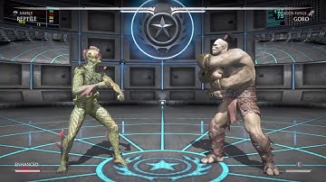 Mkx Reptile: long range mid to corner 50% and a setup combo