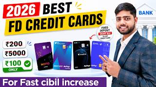 Best fd credit cards 2026 || Best Credit Cards Against Fixed Deposit in India | FD Credit Card