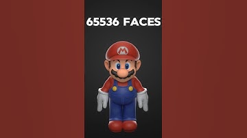 Mario vs Cloth simulation #shorts