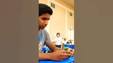 Fastest Solve by Indian Cuber Pawan   Ravindra in 5.8 Second #shorts #cubing @KingofCubers
