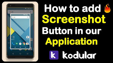 How to Create Screenshot button in our application kodular,appybuilder.(2020)