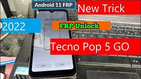 Tecno Pop 5 GO (BD1) Remove Frp Bypass Android 11 (No Pc No Need Install Apps) New Trick 2022