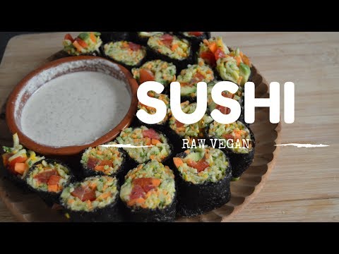 Video: How To Make Raw Food Sushi