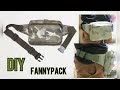 How to sew easy belt bag / fanny pack /waist bag / bum bag