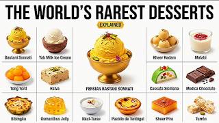 15 Rare Dessert Around the World Explained in 10 minutes