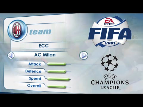 [PC] | FIFA 2001 | AC MILAN | PROFESSIONAL | LONGPLAY | ECC - CHAMPIONS LEAGUE