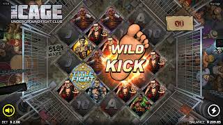 "The Cage" Nolimit City's Slot 🎰 (Underground Fight Club!🥊): Bonus Buy, Wild Kick, Title Fight &More screenshot 3