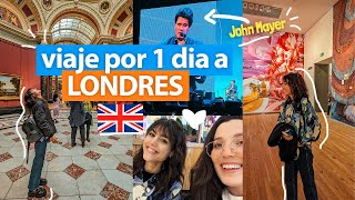 Fui a Londres 🇬🇧 por 1 dia a ver a John Mayer | Flor Maggi Vlogs