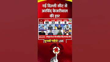 Delhi Election Results New Delhi स ट स ह र AAP क स य जक Arvind Kejriwal 