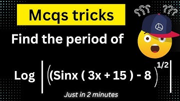 How to find period of function mcqs tricks #ppsc #fpsc #nts #maths #Ms #PhD #afmathe