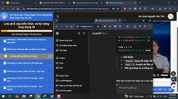 BÀI LÀM THỰC HÀNH CUỐI KHÓA - ỨNG DỤNG AI TRONG DẠY HỌC NỘP NGÀY 17/08/25
