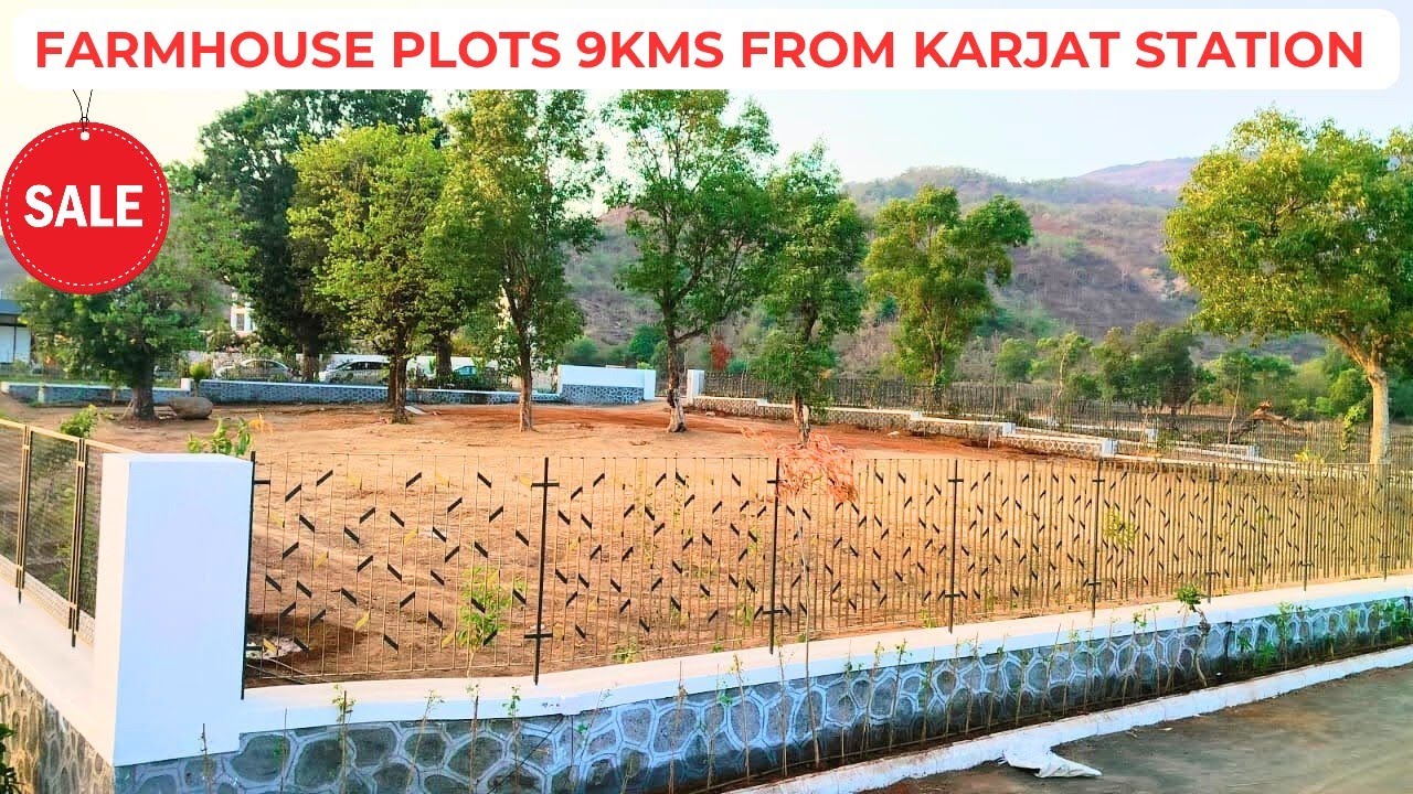 Farmhouse Plots For Sale in Karjat Near Karjat Station | Agriculture Plots For Sale in Karjat