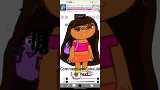 making cartoon characters into baddies part 4!! #baddie