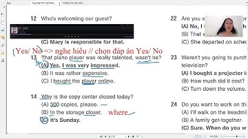 MAX ĐIỂM TOEIC LISTENING PART 2 || MS THẮM TOEIC (VIDEO SỐ 2)