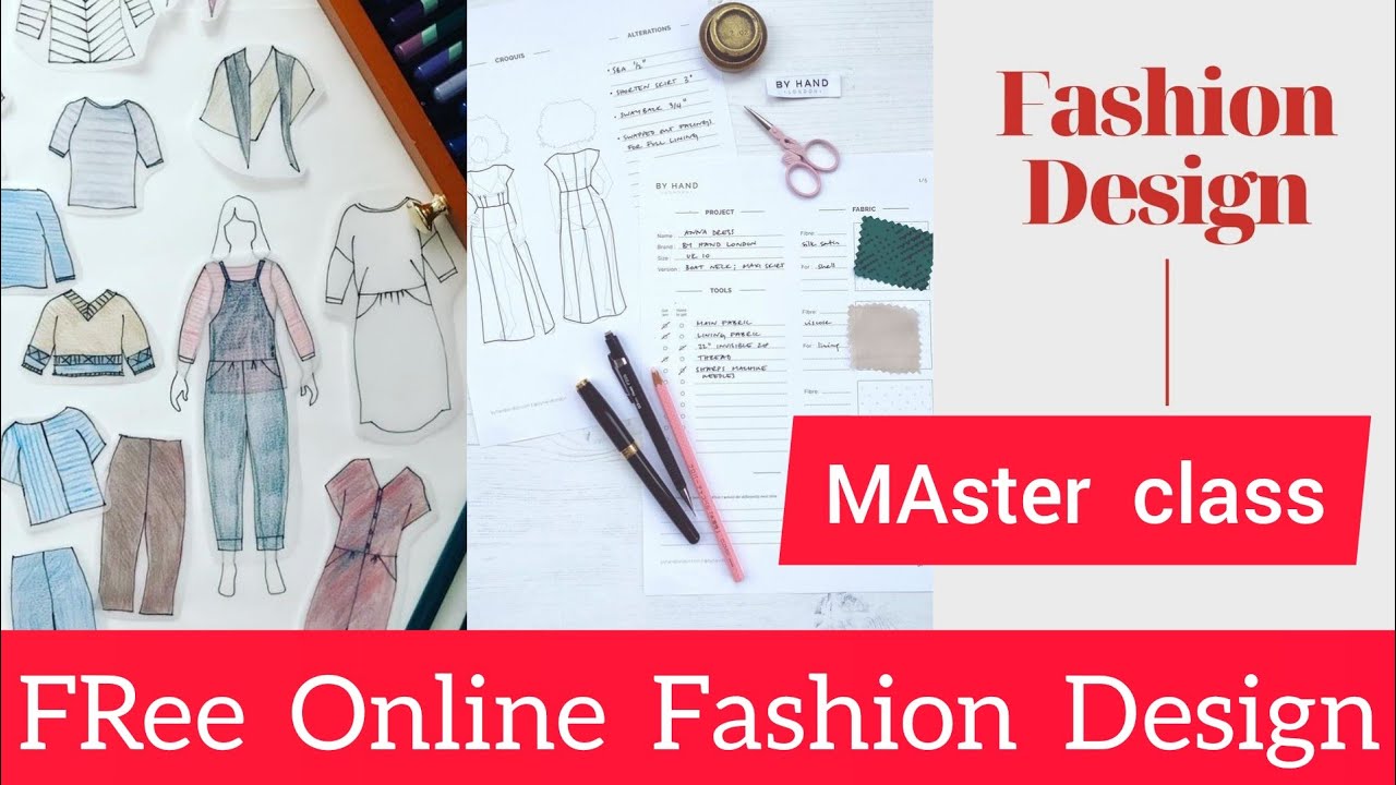 FREE ONLINE FASHION DESIGNING COURSE // FOR BEGINNERS // STEP BY STEP ...